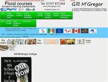 Tablet Screenshot of gillmcgregor.com
